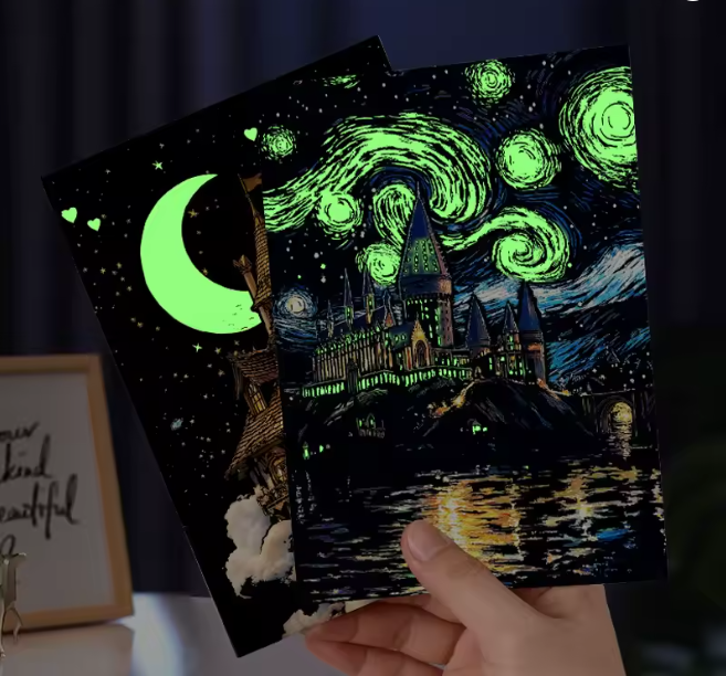 PPA- Colorful Night Scratch Art -4 Different models